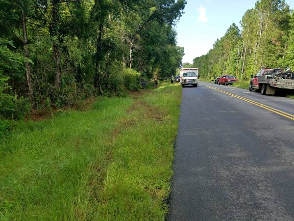 5:03 PM... Vehicle in the Wood Line on South County Road 55