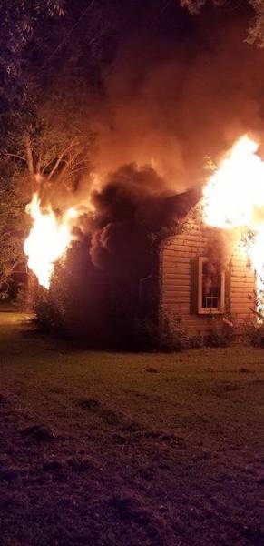 Tuesday Structure Fire In Elba
