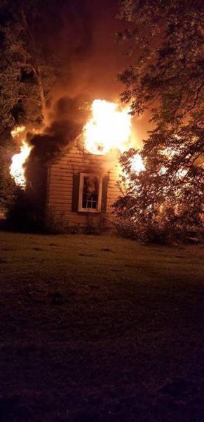 Tuesday Structure Fire In Elba