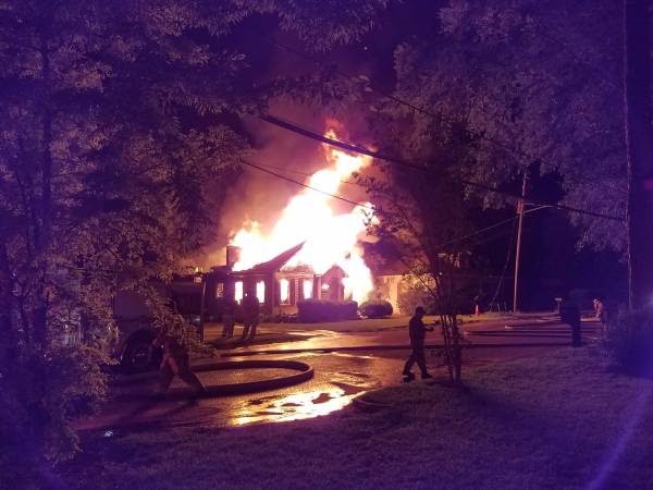 3:21 AM.. Structure Fire in Ashford