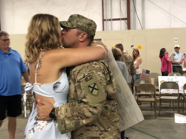 The 186th Returns Home after a Year Over Sea's