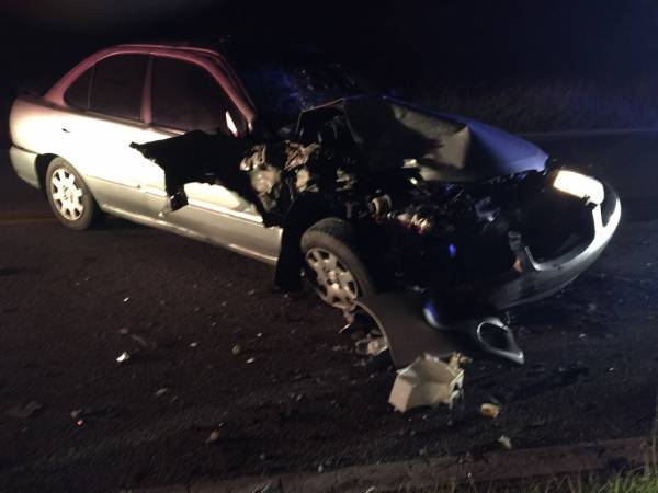 05:00 AM.  Motor Vehicle Accident - Head On - Glenn Lawrence Road