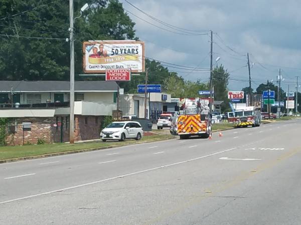 10:14 AM... Structure Fire at Dothan Motor Lodge