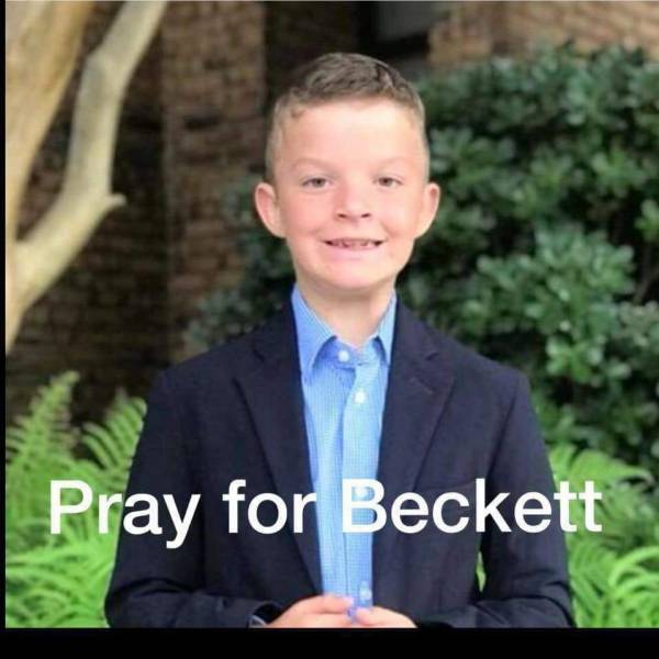 3:40 PM... 8 Year Old Beckett Burkhardt has Passed Away