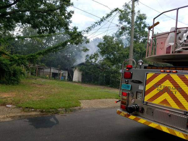 5:18 PM... Structure Fire at the Corner of Citadel and Vassar