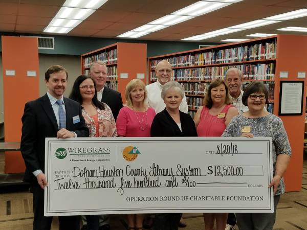Houston County Library System Ashford Branch Recieves Donation