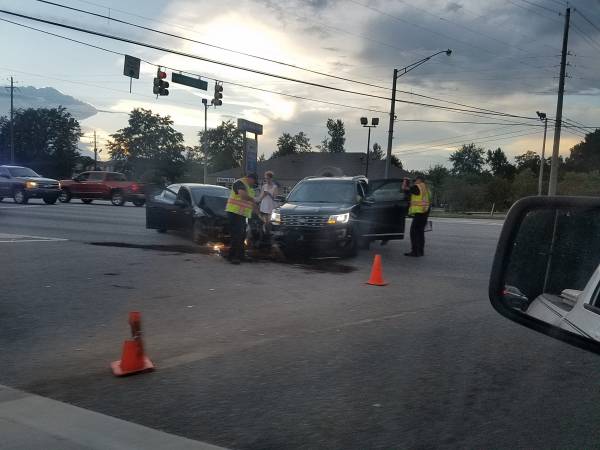 6:30 PM... Motor vehicle Accident at Honeysuckle and Hartford Hwy