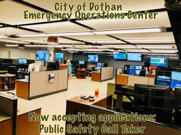 *Now hiring - Civilian position - Public Safety Call Taker*