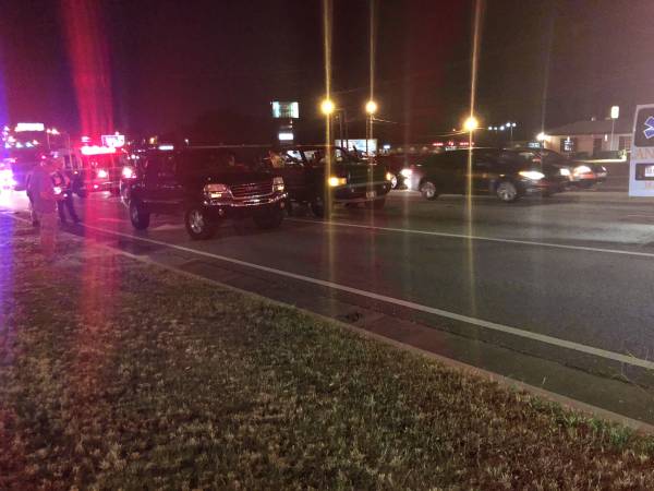 8:57 PM.     Two Vehicle Crash Montgomery Highway and Westgate