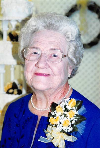 Mrs. Ellie V. Grimes, a resident of Ozark