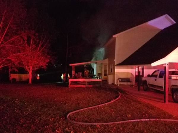 8:00 PM... Structure Fire at 525 Fuller Road