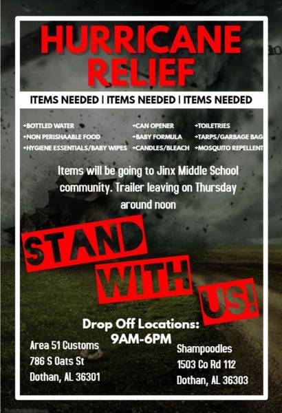 Hurricane Relief-Come Stand with Us