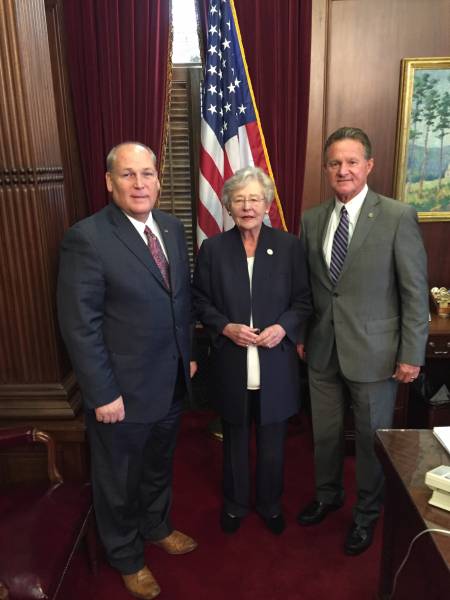 Representative Lee, Chesteen and EMA Director Judah Meet With Governor Ivey