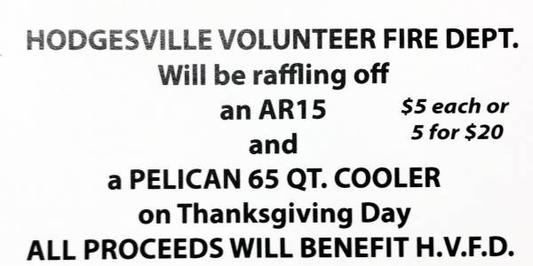Annual Turkey Shoot at the Hodgesville Fire Department