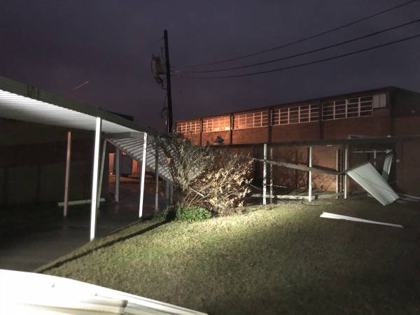 4:51 AM.      Damage In Houston County