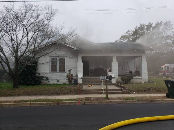 11:42 AM... Structure Fire at South Appletree and East Savannah