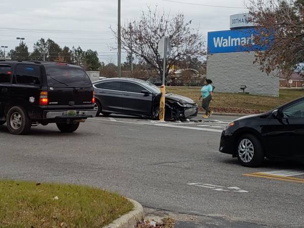 2:50 PM....  Motor Vehicle Accident in Wal-Mart Parking Lot