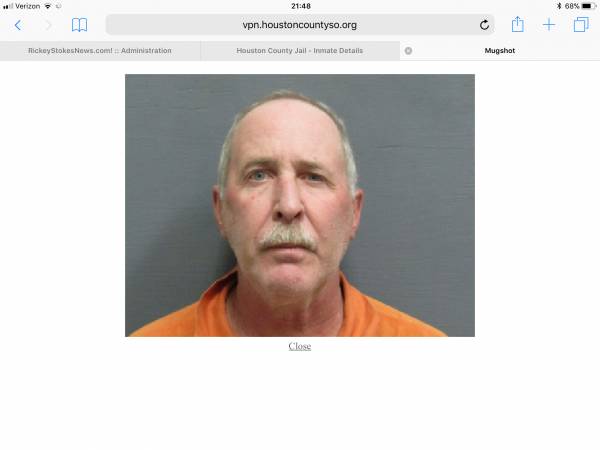 Ronald Eugene Ducker In Houston County Jail For Murder