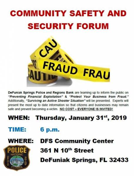 Community Safety and Security Forum