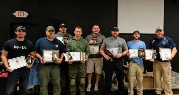 Congrats to the Top Dogs of this Years K-9 Seminar