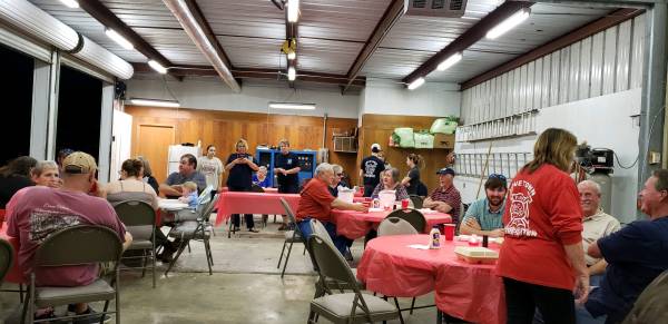 Lovetown Fire Department Host Get Together for County Fire Chiefs and their Wives