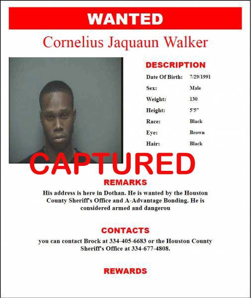 Fugitive Cornelius Walker Caught in Henry County