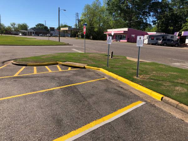 Enterprise Police Department has Designated Two Parking Spaces