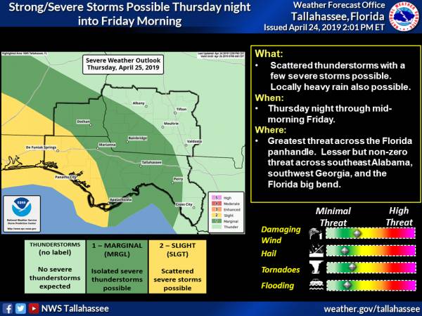 Severe Weather Possible Thursday Night - Friday Morning