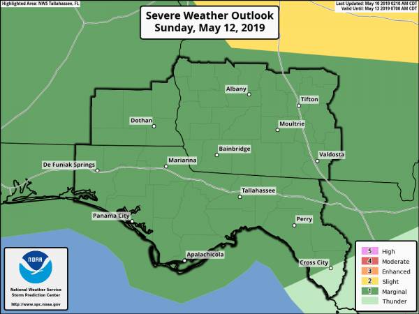 Marginal Risk for Severe Storms this weekend
