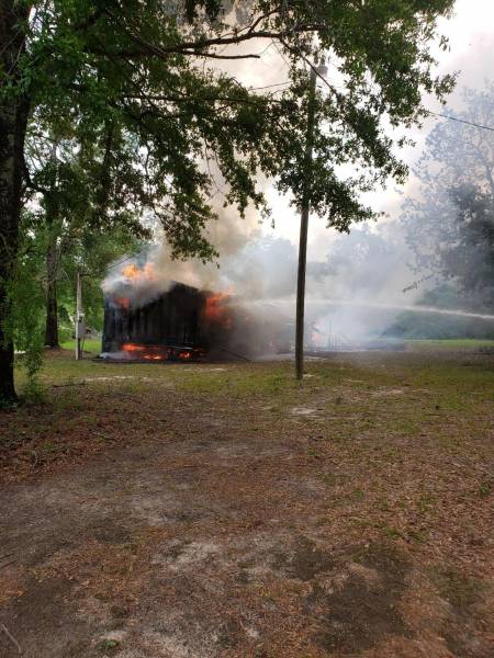 Structure Fire South Of Gordon - Multiple Department’s To Inckude Commissioner Sinquefield  Respond