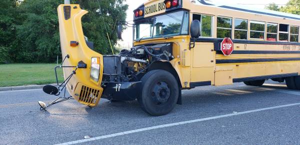 UPDATED at 7:27  AM... Vehicle vs School Bus at Columbia Hwy and Plant