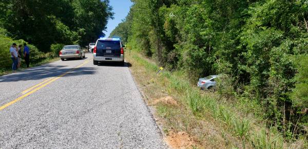 1:50 PM.... Single Vehicle Accident on Dale County 59 North of Hwy 27