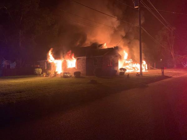 Early Morning Structure Fire in Samson
