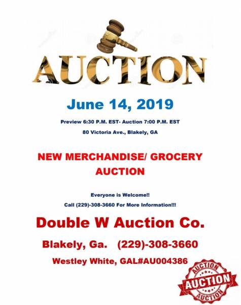 Auction Set for Today in Blakely