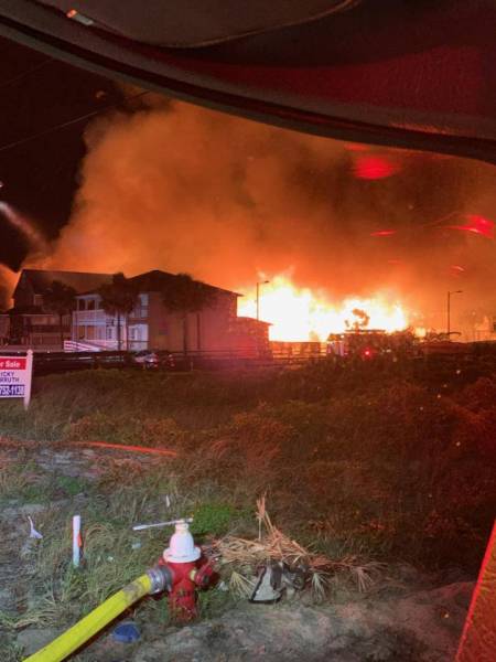 Several Fire Agencies Fight Huge Fire
