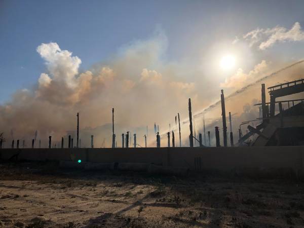 Several Fire Agencies Fight Huge Fire