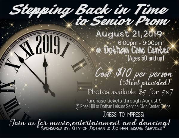First Annual Senior Prom for Seniors Ages 50 and Up