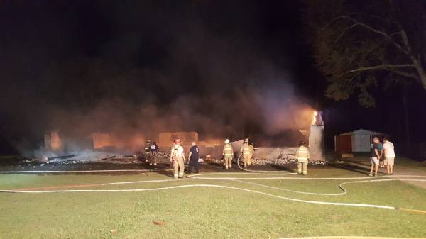 3:30 AM... Structure Fire at 2780 Bill Yance Road