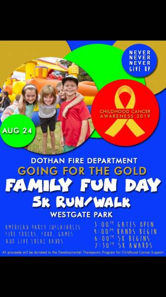 Dothan Fire Department Going For Gold Event