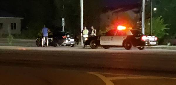 8:20 PM...  Motor Vehicle Accident at Hartford and Honeysuckle