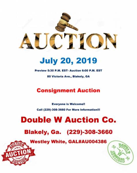 Auction July 20,2019
