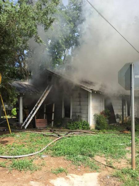 Photos From A Structure Fire on W. Selma St