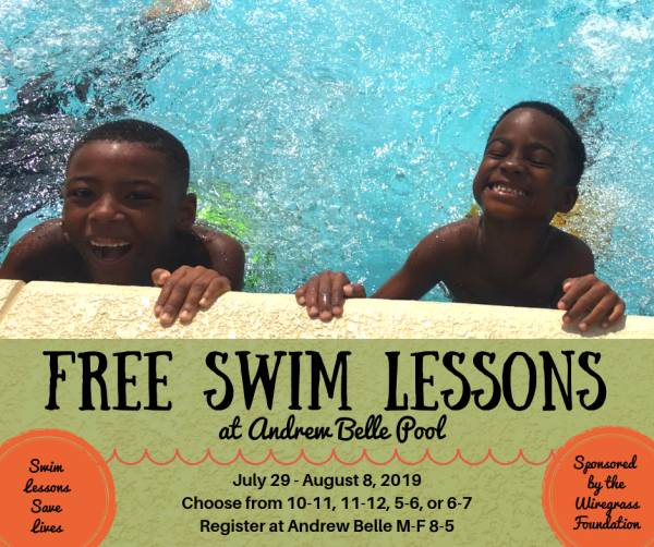 Free Swimming Lessons Offered at Andrew Belle Pool