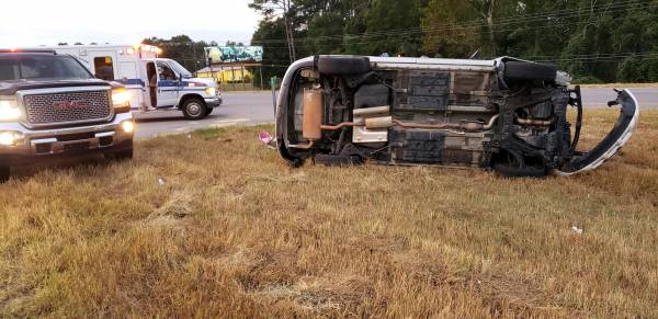 6:22 AM.. Vehicle Roll Over in the 5800 Block of US 231