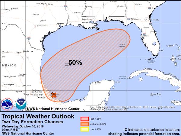 Potential for Tropical Development in the Gulf of Mexico