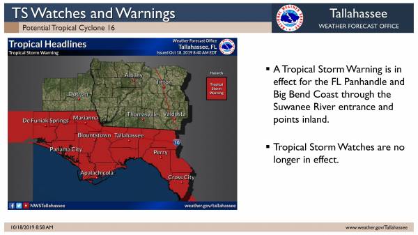 National Weather service update