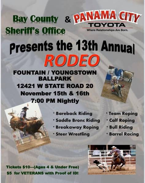 Bay County Sheriff’s Office for their 13th annual Rodeo