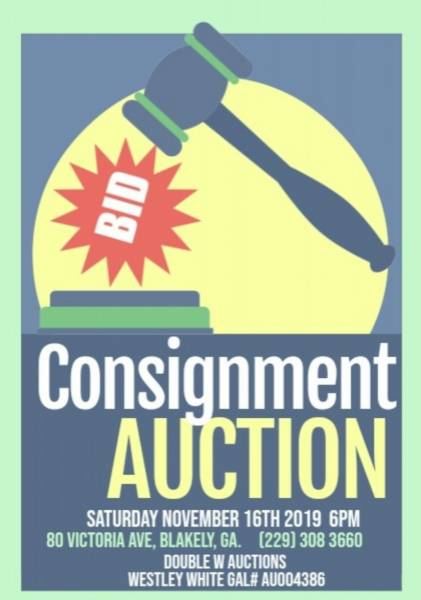Consignment Aucyion Set for November 16th