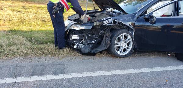 7:13 AM.  Motor Vehicle Accident at Cottonwood and Eddins
