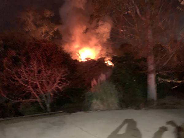 UPDATED at 10:43 PM...Large Structure Fire at 3010 Lasalle Drive